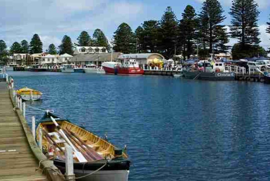 Visit Port Fairy's Busy Historic Wharf